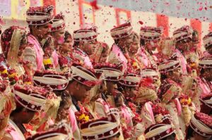 Mass Wedding Event for Underprivileged Families